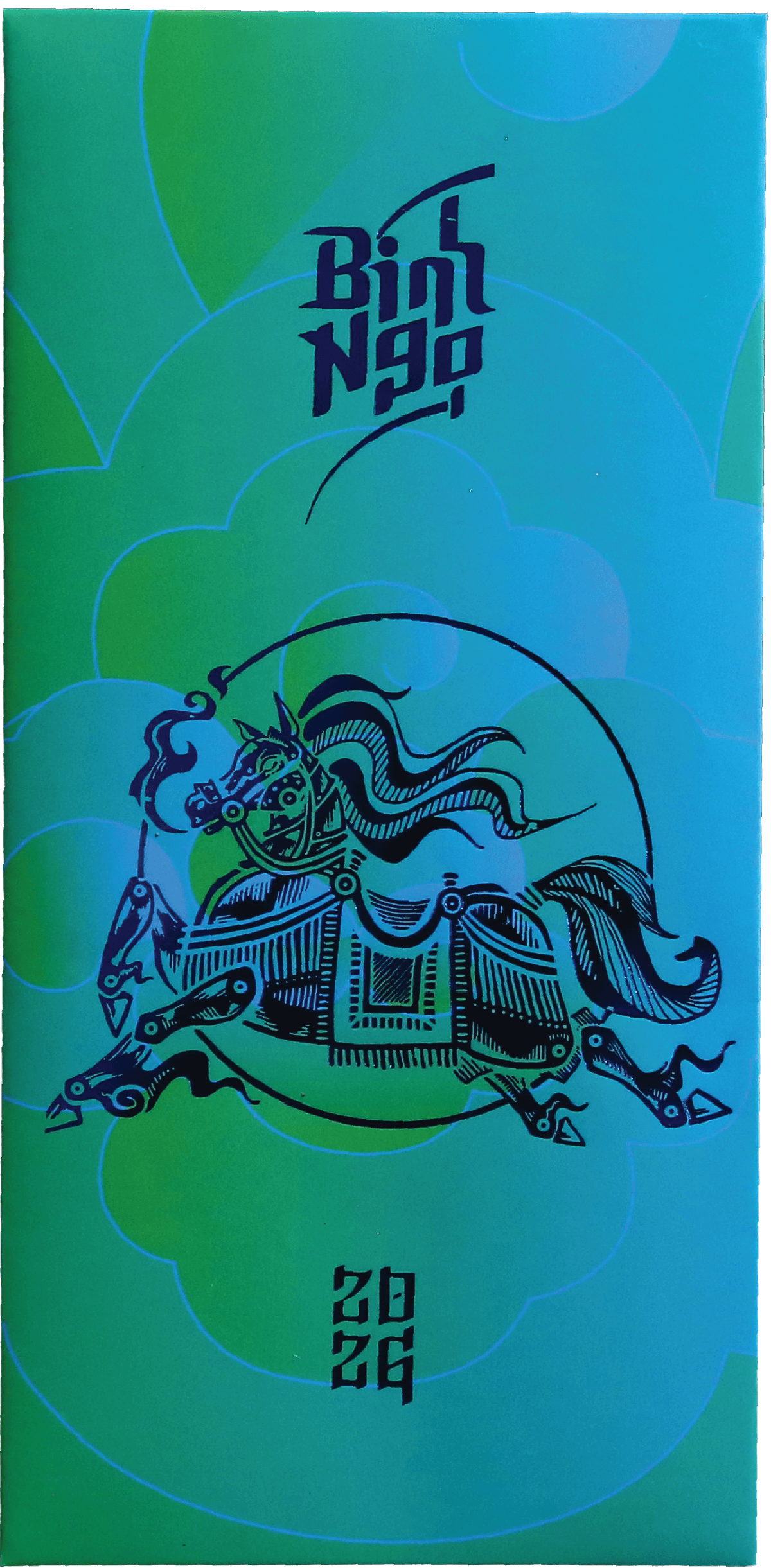 phong bao lì xì xanh dương